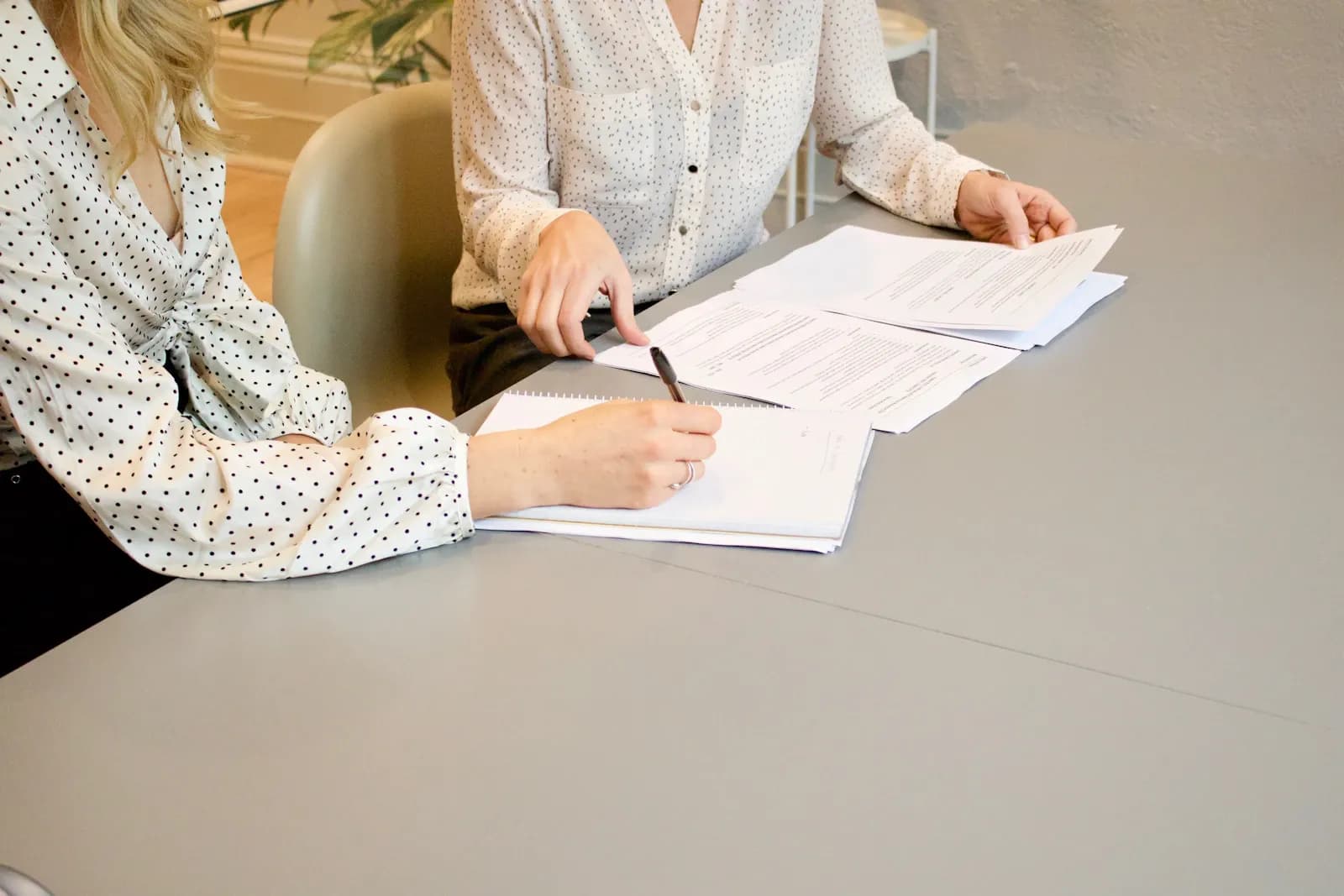 Reviewers examine vendor assessment documents